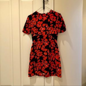 A.L.C. Floral Silk Dress: Size 2